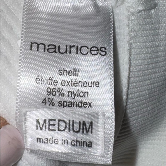 Maurices Cream Ribbed Bralette - Picture 3 of 3